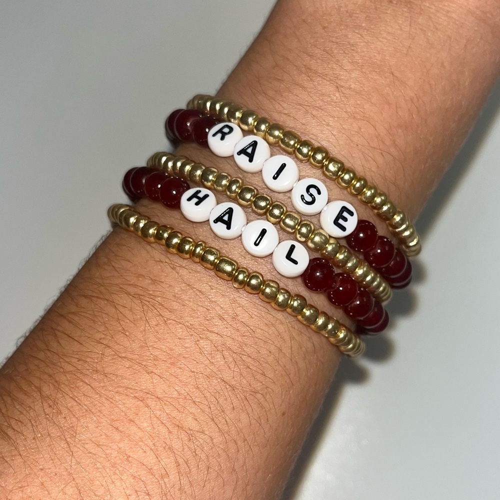 Commanders Raise Hail Bracelet Stack